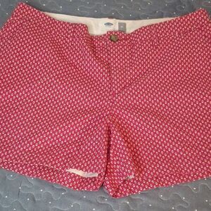 Old Navy Pink Mini Floral Print Women’s Jean Shorts